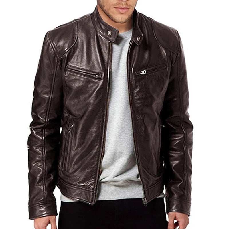 Drune | Elegante und hochwertige Motorradjacke für Herren Casual