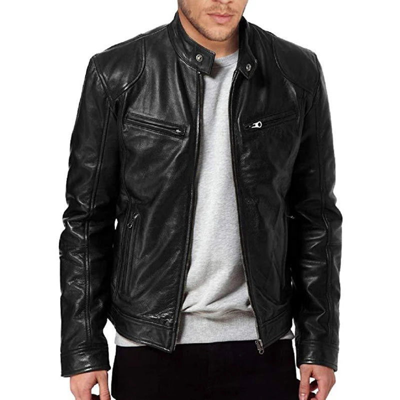 Drune | Elegante und hochwertige Motorradjacke für Herren Casual