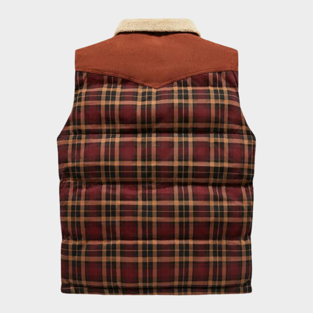 Drune | Klassisch kariertes Herren Bodywarmer