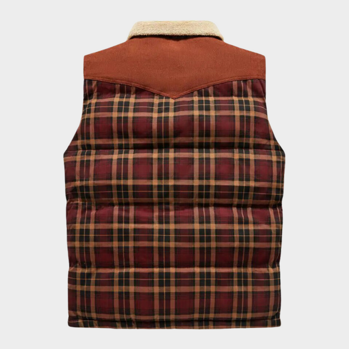 Drune | Klassisch kariertes Herren Bodywarmer