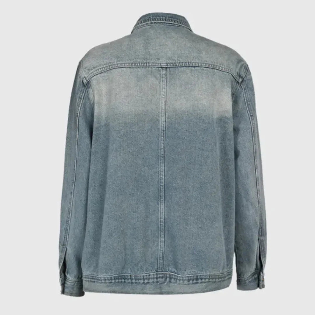 Drune | Asymmetrische Jeansjacke