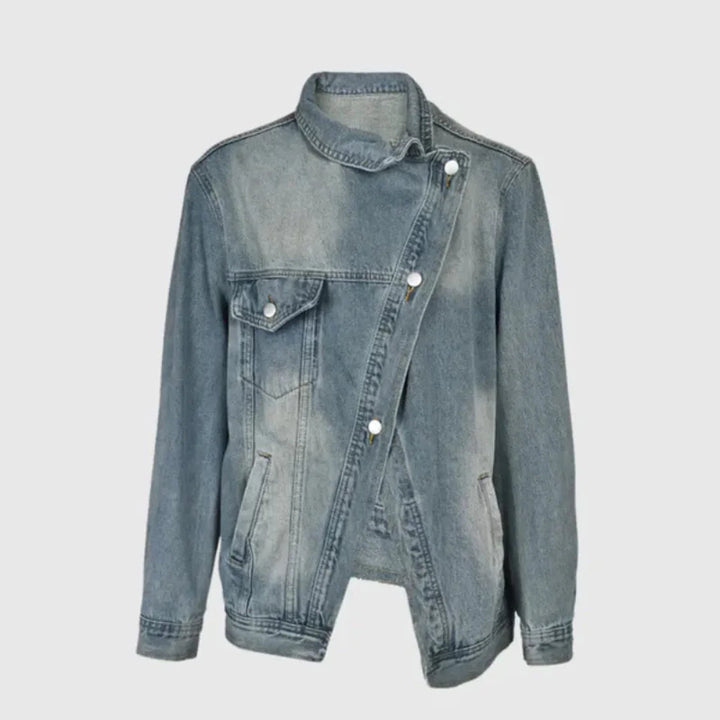 Drune | Asymmetrische Jeansjacke