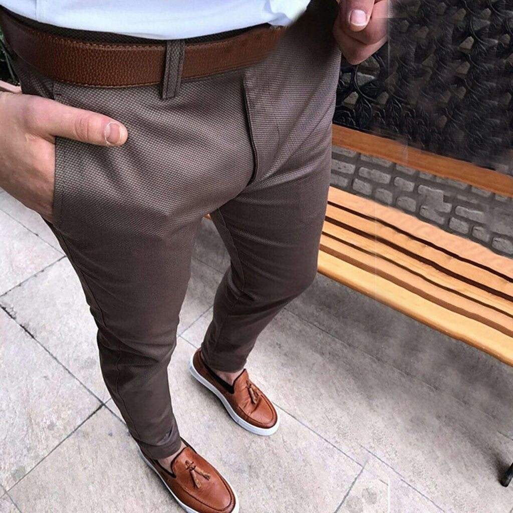Drune | Slim Fit Tailored Fit Gewebter Stoff Formal Und Lässig