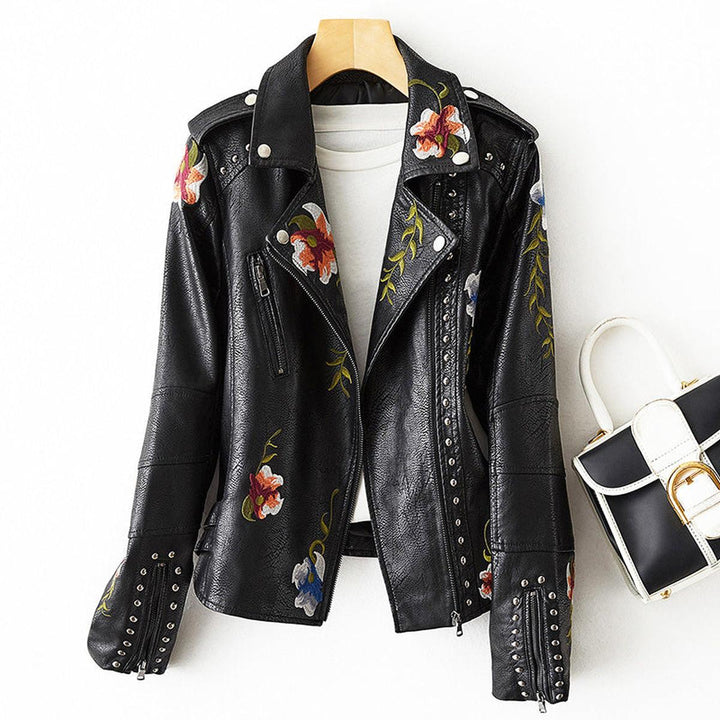 Drune | Weinlese Floral Print Button up Jacke Für Frauen