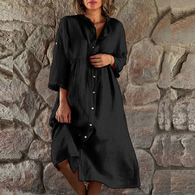 Drune - Modisches Baumwollkleid