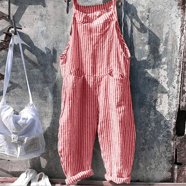 Drune | Trendiger Leinen-Jumpsuit