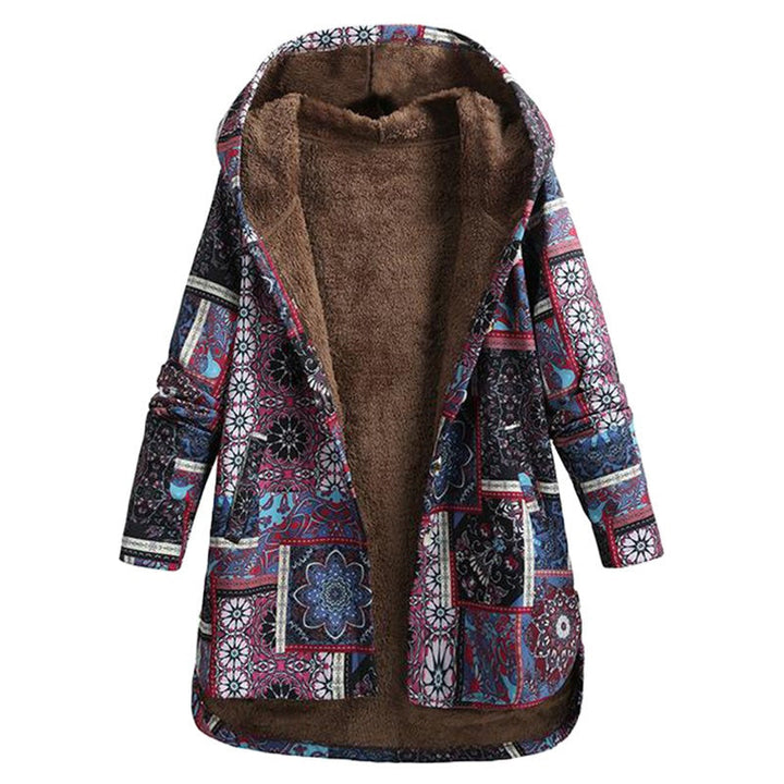 Drune | Jacke mit Kapuze und Blumen