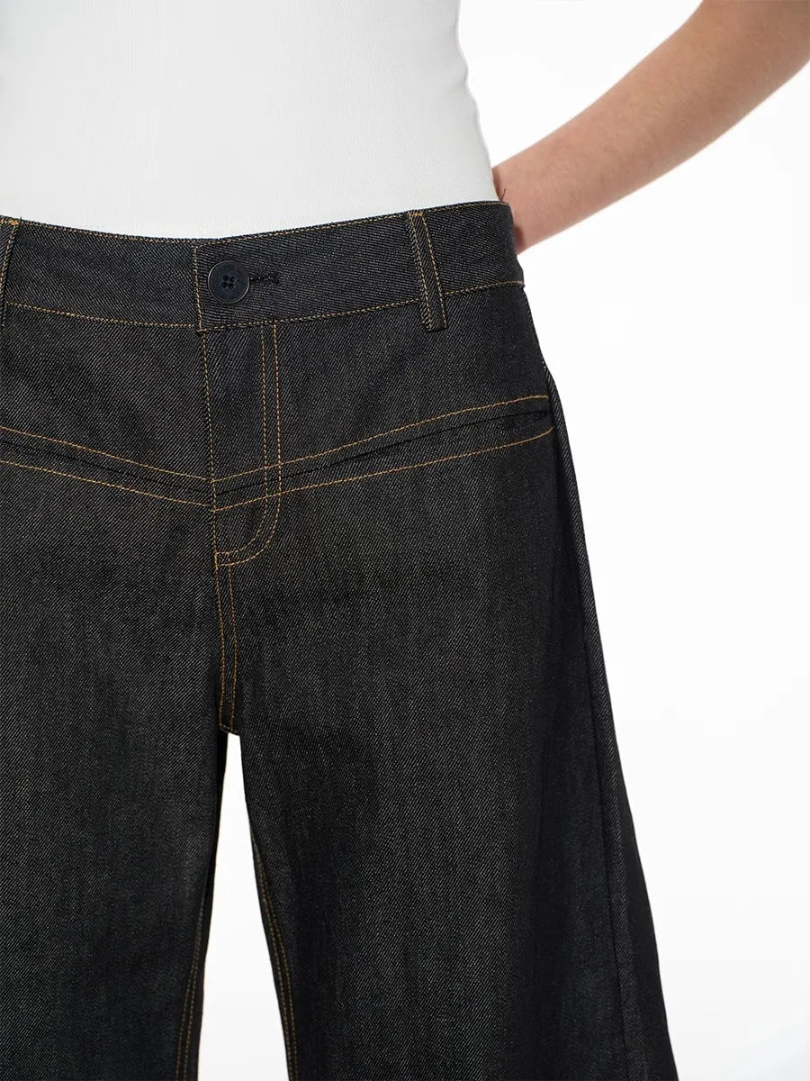 Drune | Baggy Low Waist Jeans Damen