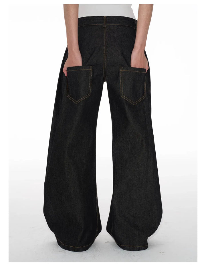 Drune | Baggy Low Waist Jeans Damen