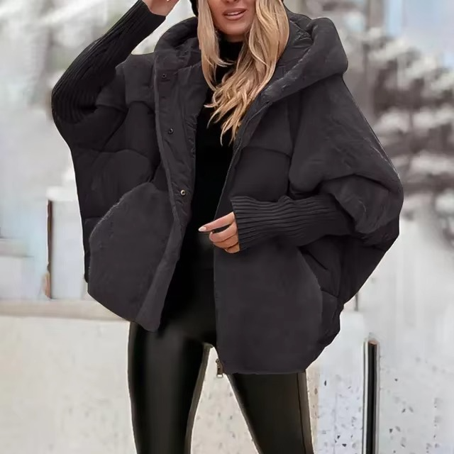 Drune | Jacke Damen Gefüttert mit Kapuze, Lässige Passform