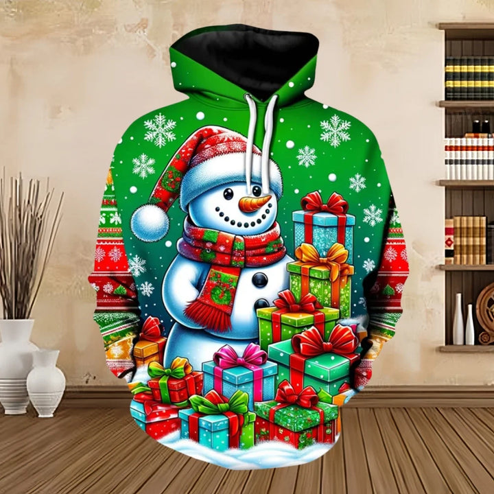 Drune | Weihnachts-Pullover mit Print - Bequemes & Stilvolles Sweatshirt für die Feiertage