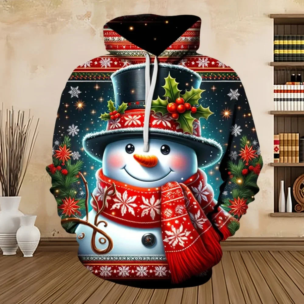 Drune | Weihnachts-Pullover mit Print - Bequemes & Stilvolles Sweatshirt für die Feiertage