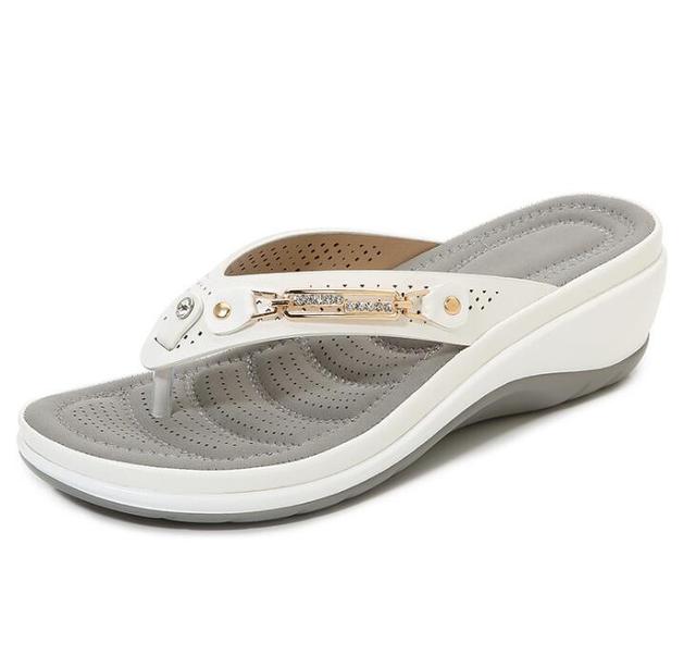Drune | Zehentrenner-Sandalen mit Niedrigem Absatz für Mehr Komfort