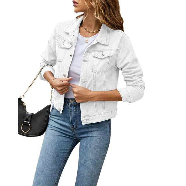 Drune | Lässige Jacke Im Denim-Look für Frauen