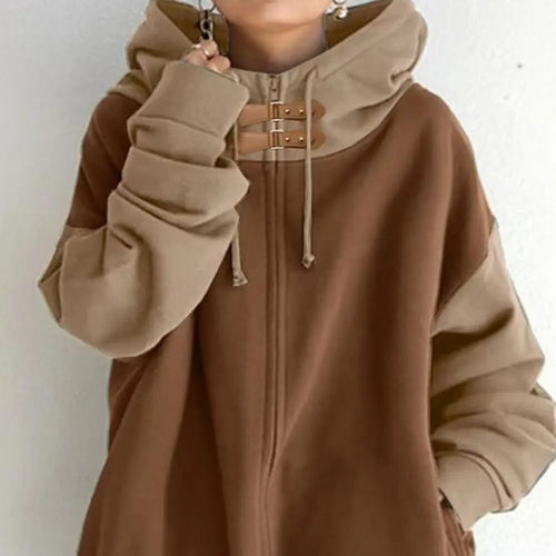 Drune | Gemütlicher & stilvoller zweifarbiger Pullover