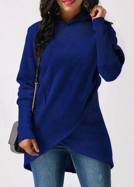 Drune | Eleganter Pullover mit asymmetrischem Schnitt