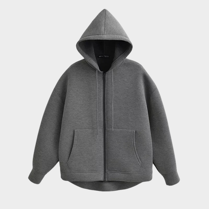 Drune | Basic-Kapuzenjacke aus Baumwolle