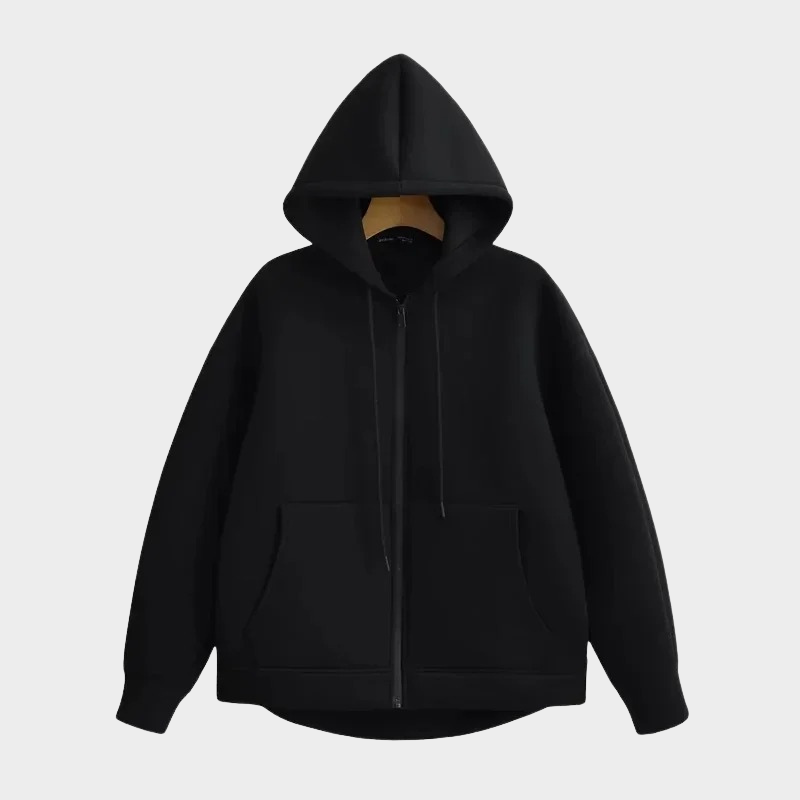 Drune | Basic-Kapuzenjacke aus Baumwolle