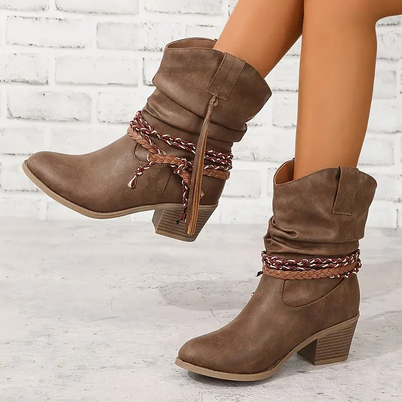 Drune | Western-Stiefel mit Cowboy-Optik