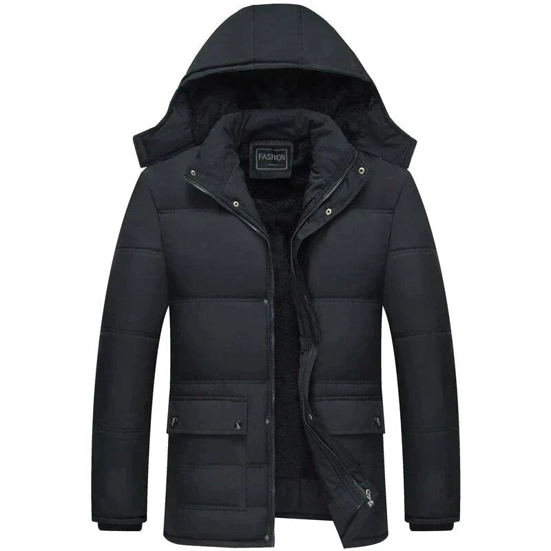 Drune | Kapuzen Pufferjacke