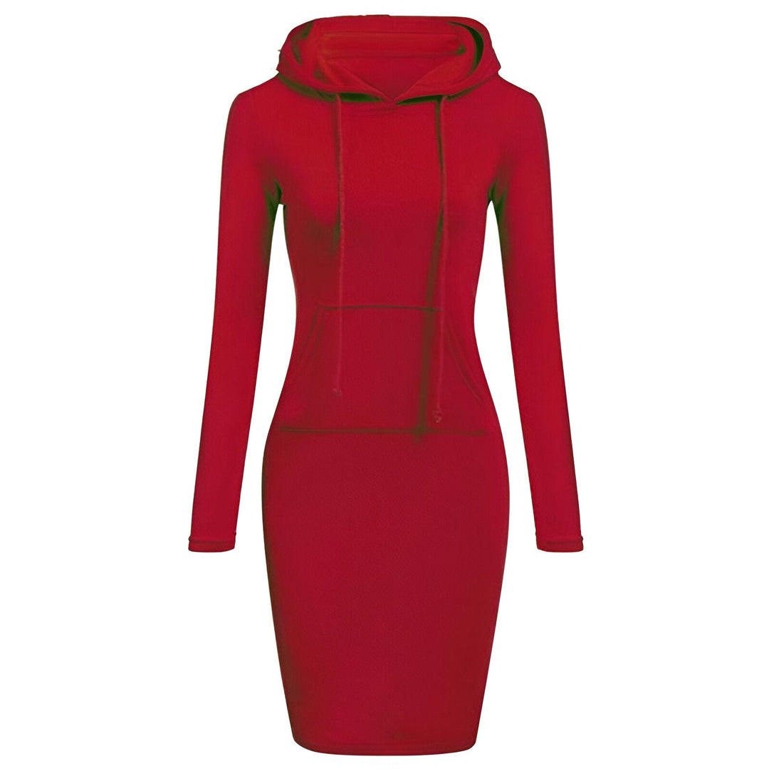 Drune | Gemütliches & Schickes Kapuzen-Sweatshirt-Kleid für den Herbst