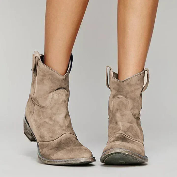 Drune | aus leder für damen im vintage-stil