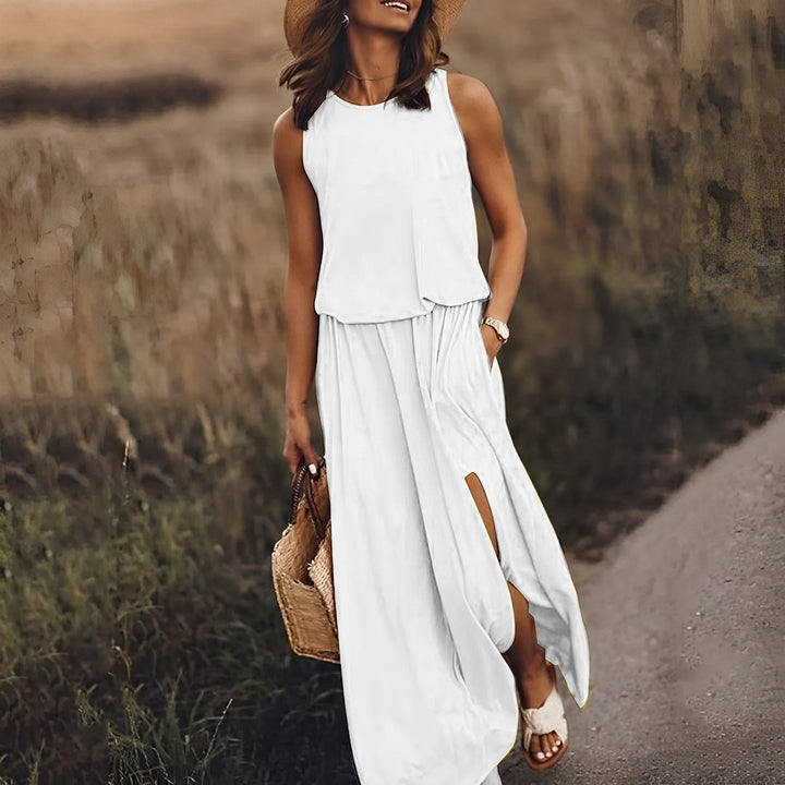 Drune | Lumoava farbenfrohes Kleid: Stylisches Aussehen