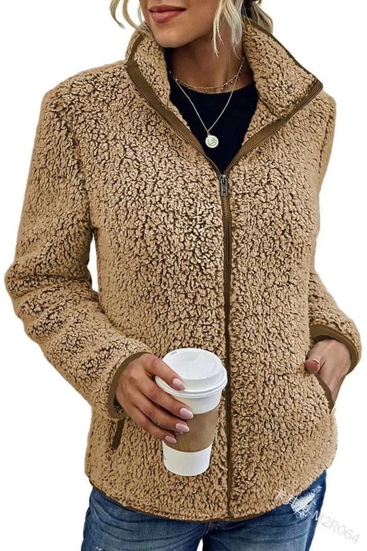 Drune | Wärmende Jacke mit Stehkragen und Reißverschluss