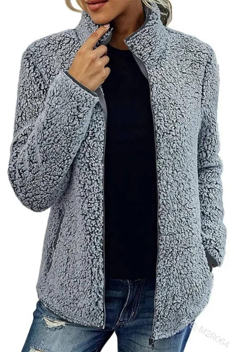 Drune | Wärmende Jacke mit Stehkragen und Reißverschluss