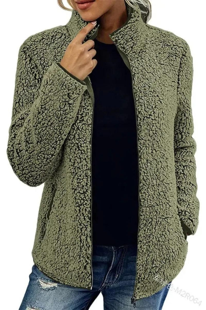 Drune | Wärmende Jacke mit Stehkragen und Reißverschluss