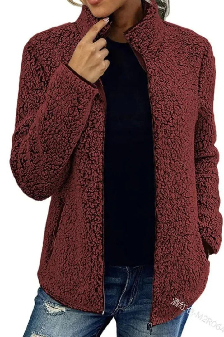 Drune | Wärmende Jacke mit Stehkragen und Reißverschluss