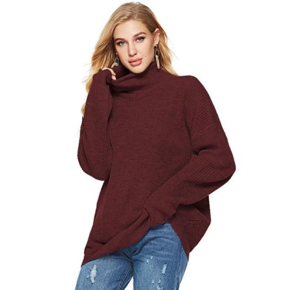 Drune | Rollkragenpullover Weicher Strick Lässiger Komfort