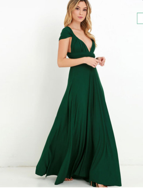 Damen Multiway Wickelkleid mit 50+ Tragevarianten & Elastischem Stoff | Drune