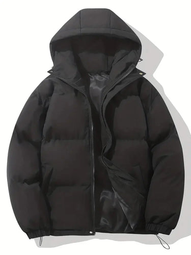 Drune | Herren Winter Steppjacke mit Kapuzen Design
