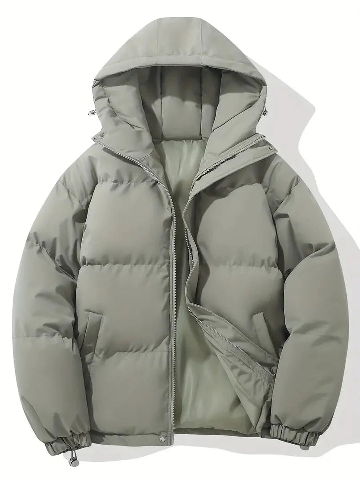 Drune | Herren Winter Steppjacke mit Kapuzen Design