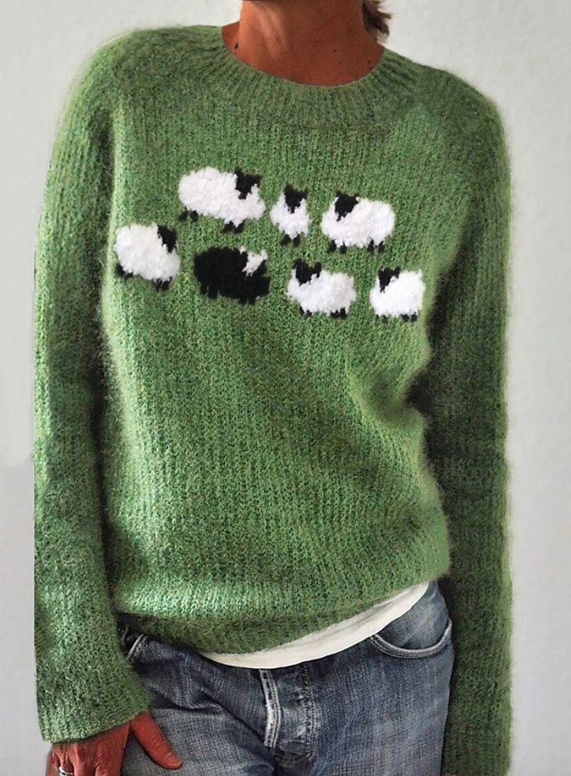 Drune | Langärmeliger Pullover mit Aufdruck