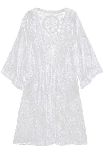 Drune | Transparenter Kimono Überwurf