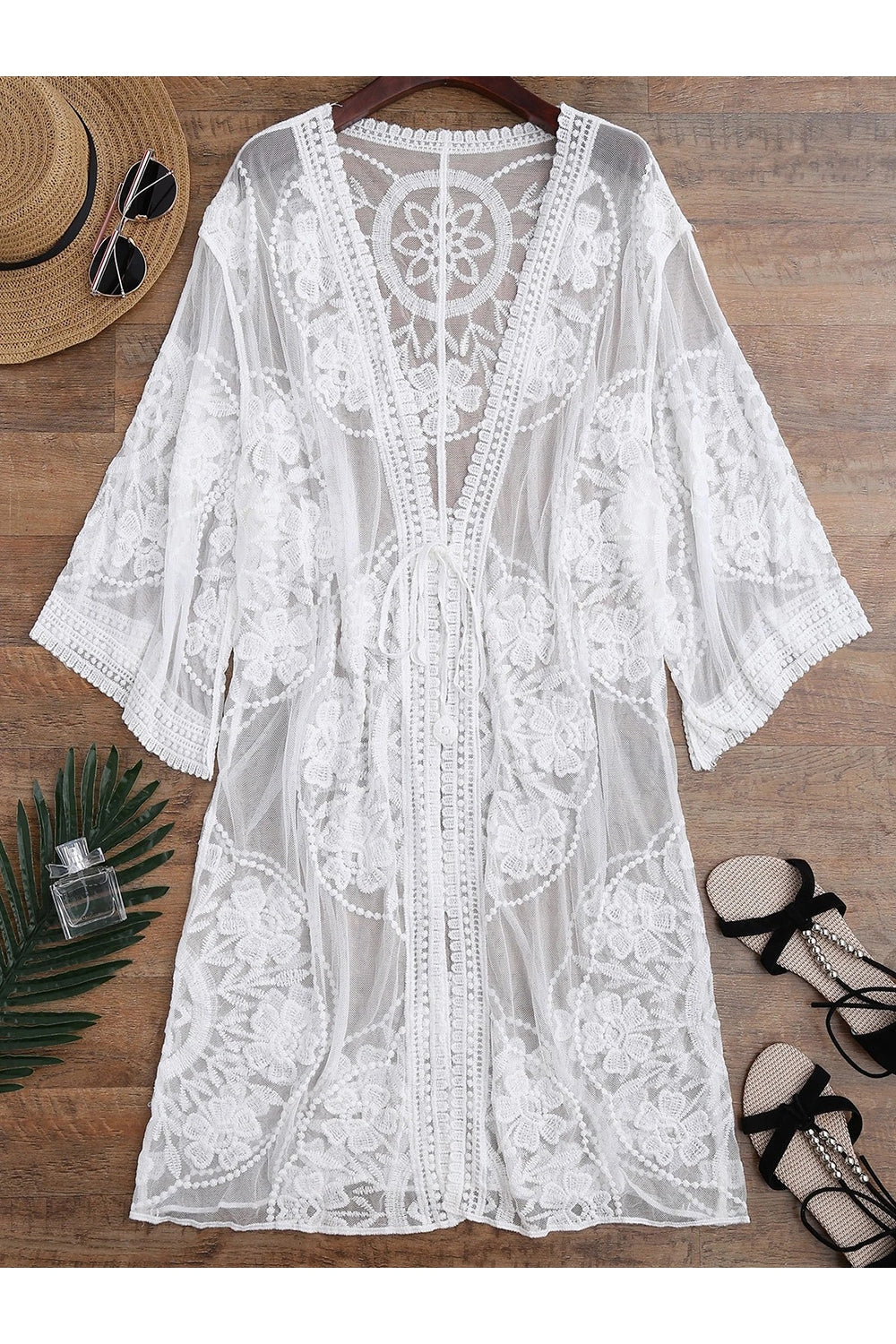 Drune | Transparenter Kimono Überwurf