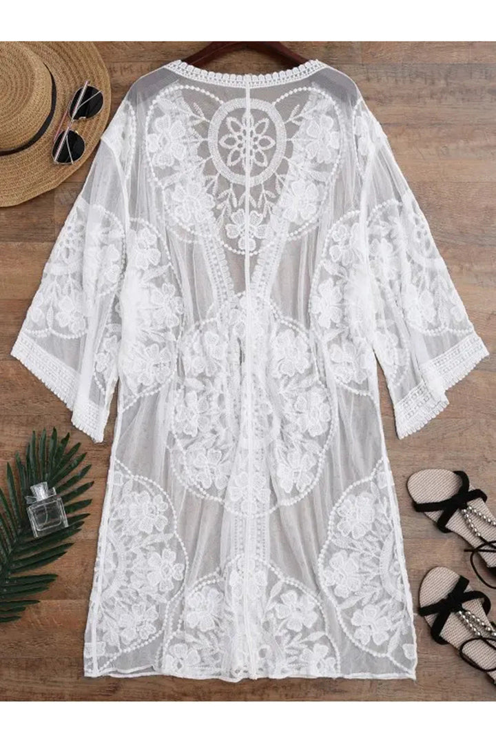 Drune | Transparenter Kimono Überwurf