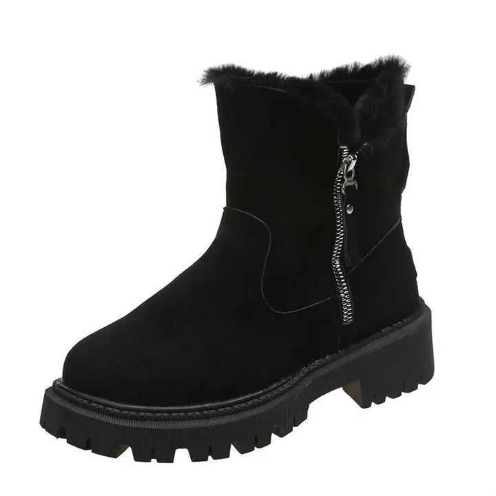 Drune | Warme Samt Winterstiefel für Damen – Gemütlicher & Stilvoller Komfort