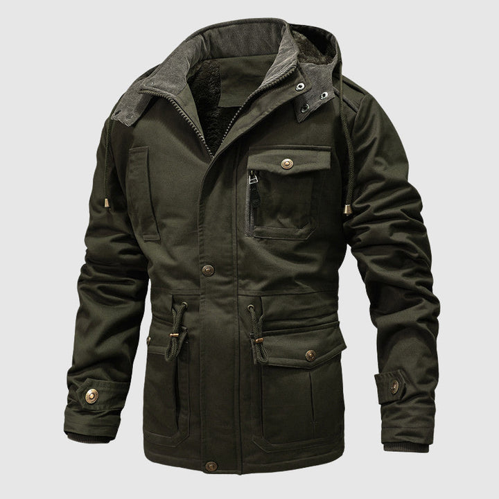 Drune | Taktische Baumwollmischjacke - Strapazierfähige Warme Outdoorjacke