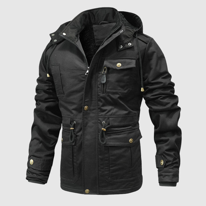 Drune | Taktische Baumwollmischjacke - Strapazierfähige Warme Outdoorjacke