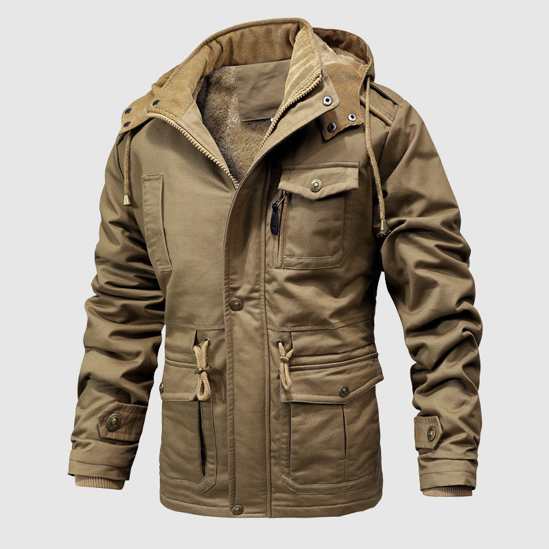 Drune | Taktische Baumwollmischjacke - Strapazierfähige Warme Outdoorjacke