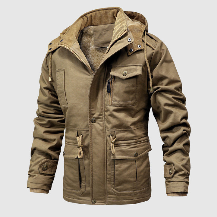 Drune | Taktische Baumwollmischjacke - Strapazierfähige Warme Outdoorjacke