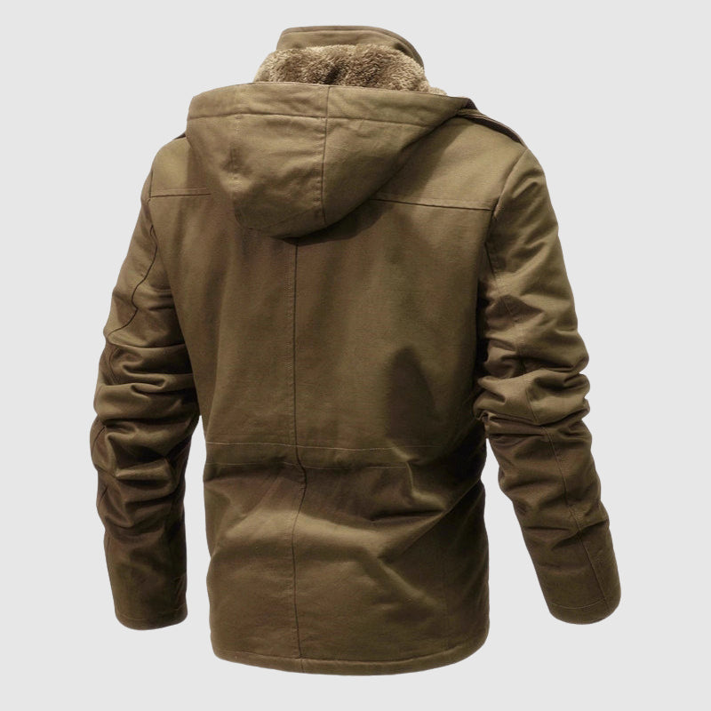 Drune | Taktische Baumwollmischjacke - Strapazierfähige Warme Outdoorjacke