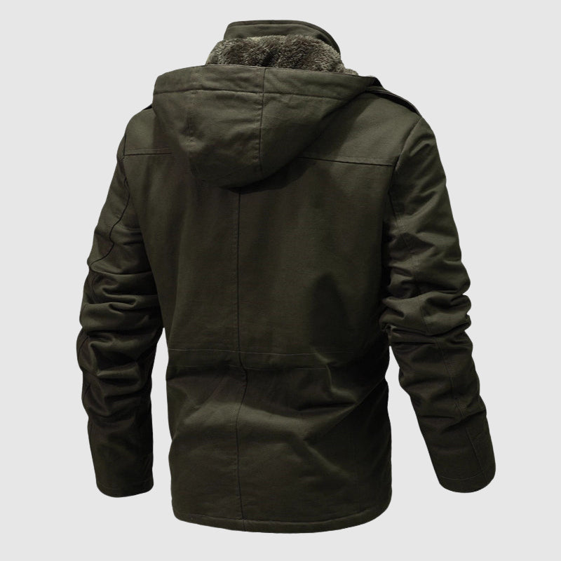 Drune | Taktische Baumwollmischjacke - Strapazierfähige Warme Outdoorjacke