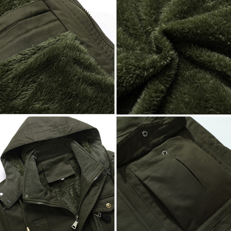 Drune | Taktische Baumwollmischjacke - Strapazierfähige Warme Outdoorjacke
