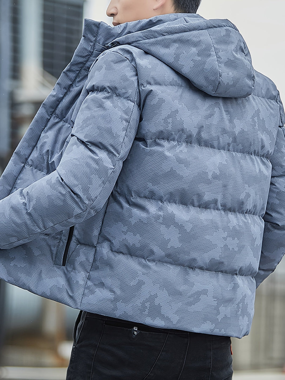 Drune | Pufferjacke mit Reißverschluss und Stehkragen