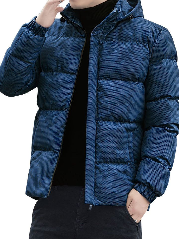Drune | Pufferjacke mit Reißverschluss und Stehkragen