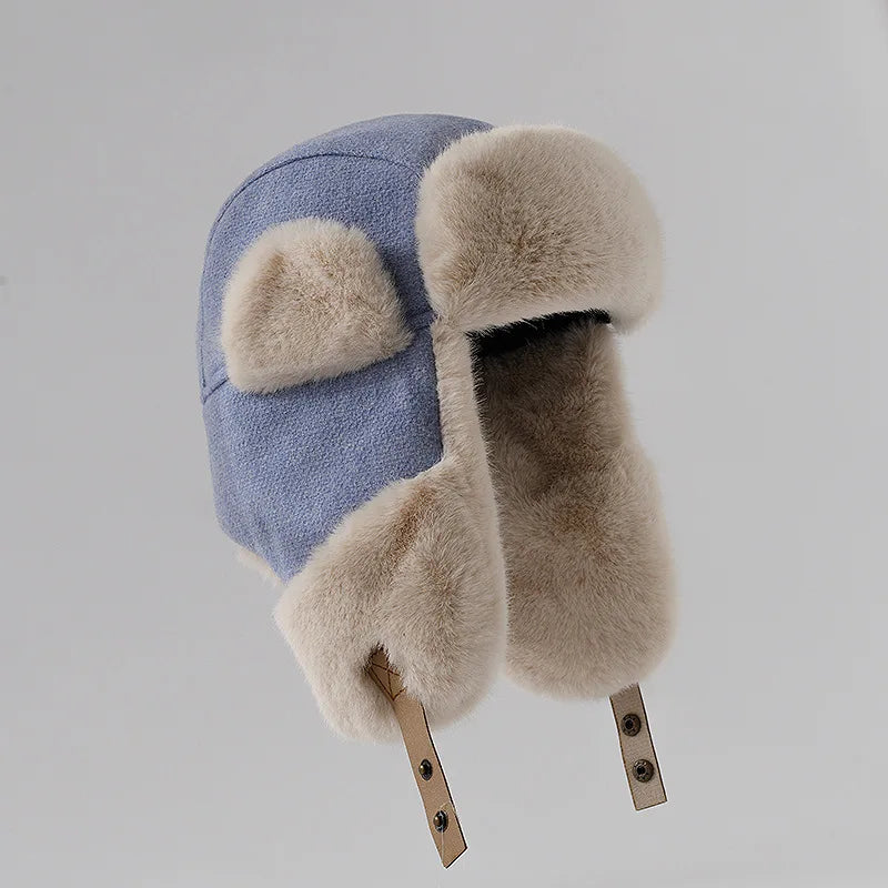 Drune | Warmer Damenhut aus Kunstfell